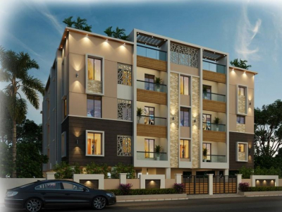 3 BHK Apartment for sale in Perungudi