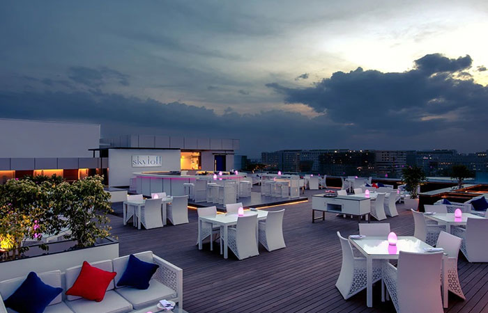 Skyloft Roof Feathers A Radha Hotel
