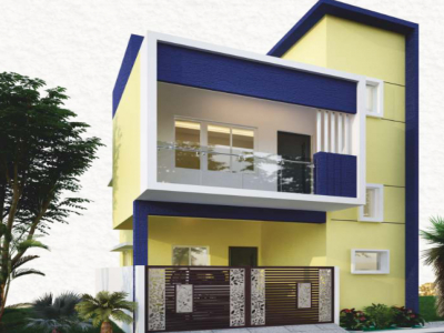 3 BHK House / Villa for sale in Mudichur Chennai South - 830 Sq. Ft.