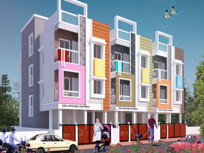 1, 2 BHK Apartment for sale in Poonamallee