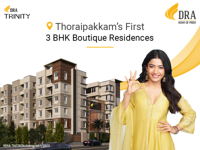 3 BHK Apartment for sale in Thoraipakkam