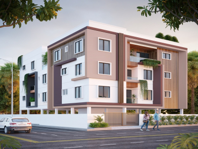 3 BHK Apartment for sale in Perungudi