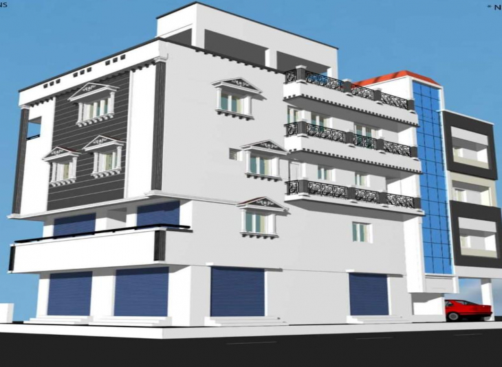 1055 Sqft, Commercial Office / Space in K K Nagar